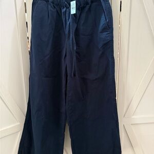 NWT Loft Navy Wide Leg Pants -Petite